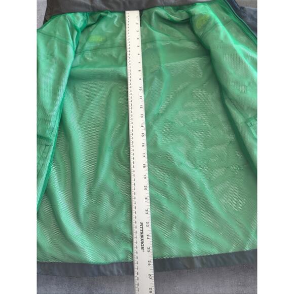 The North Face HyVent Rain Jacket Blue Camo Hooded Full Zip Lightweight Boys XL - Picture 11 of 11